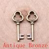 Classic Key Shaped Charms Pendant For Bracelet Necklace Jewelry Making Craft Findings