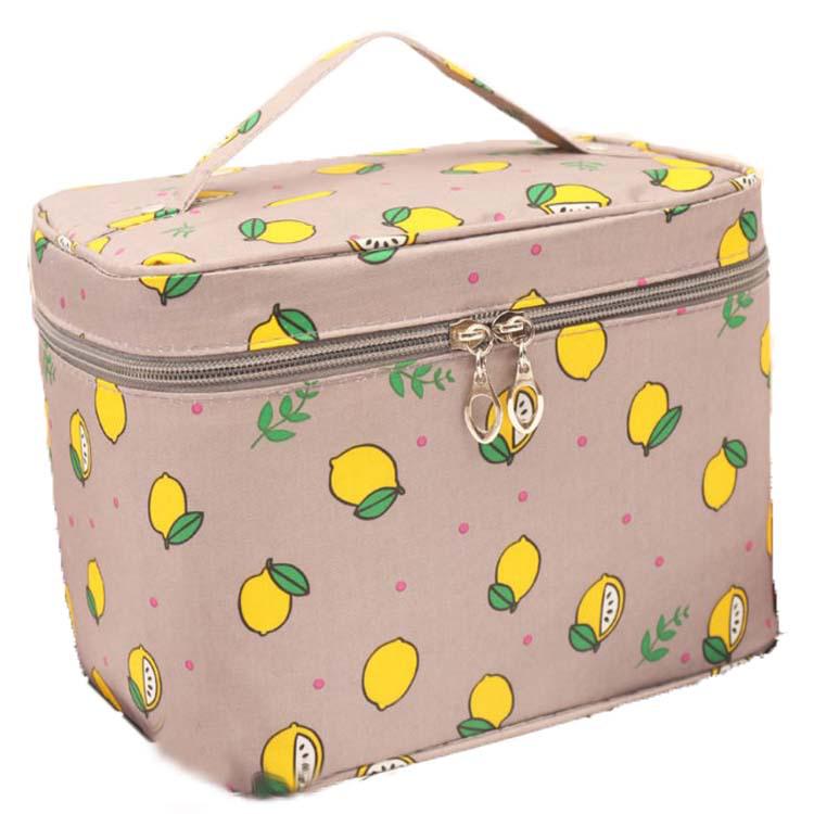 Korean Style Waterproof Toiletry Bag - Large Capacity, Simple and Elegant Women's Cosmetic Storage