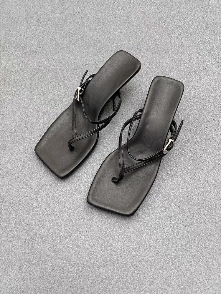 High heels women's summer new pinch stiletto high heels sandals comfortable cat herringbone cool slippers