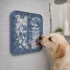 Pet Slow Food Mat with Suction Cups Four-Zone Pet Food Tray for Slow