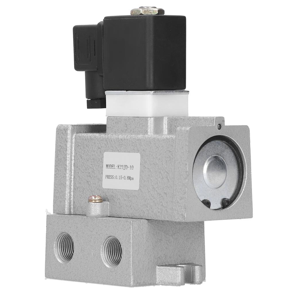 Electric Solenoid Valve G3 8in CutOff 2 Position 3 Way Connection Aluminum Alloy K23JD10