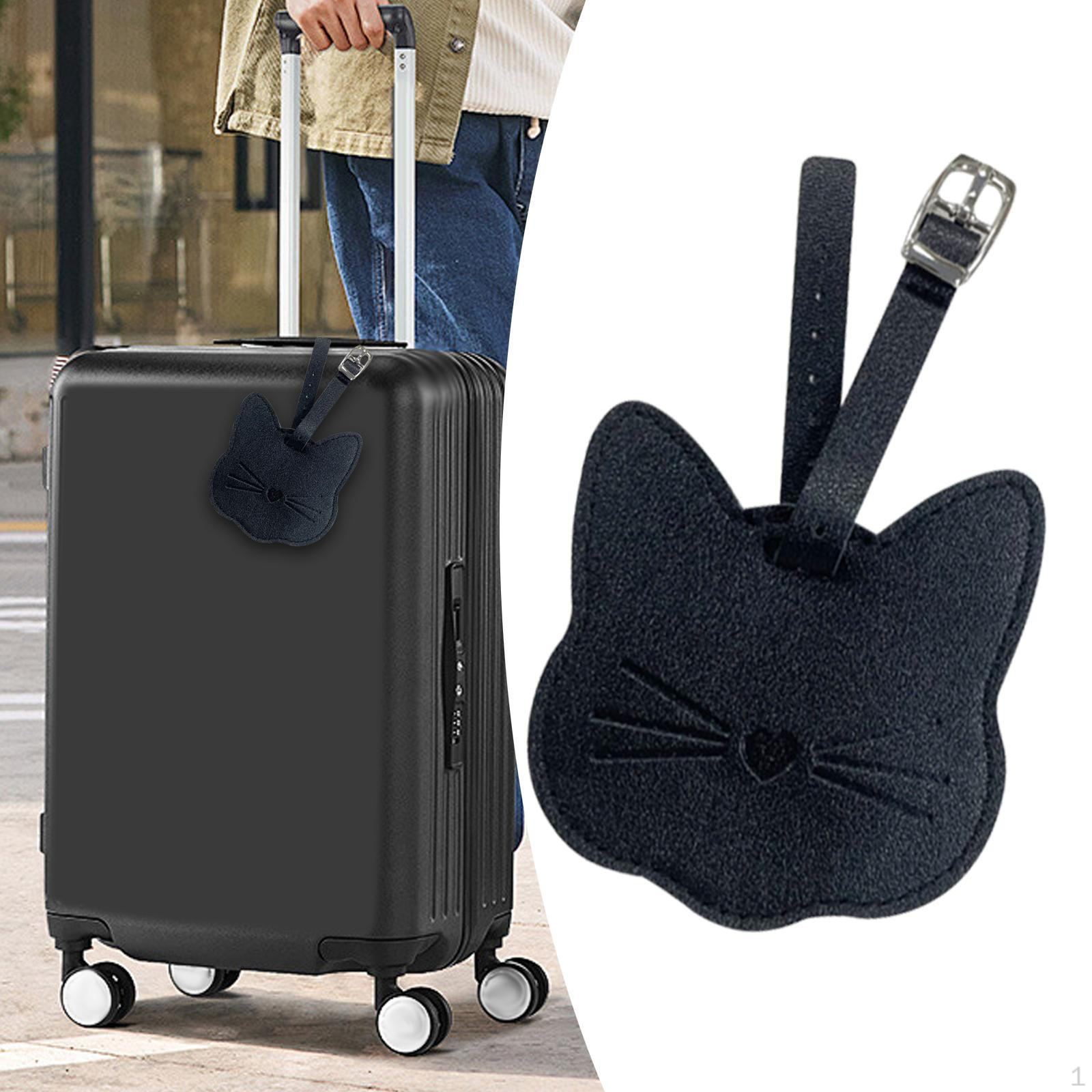 

Кожаная багажная бирка для посадки на борт для женщин и мужчин, модная мультяшная сумка-кошелек с подвеской для путешествий