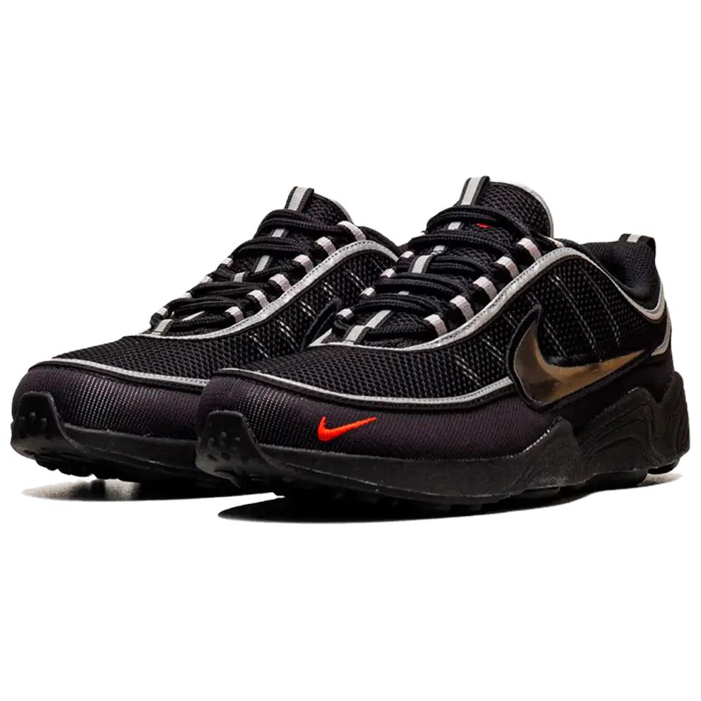 New Nike Air Zoom Spiridon Black Metallic Silver HF9117-002