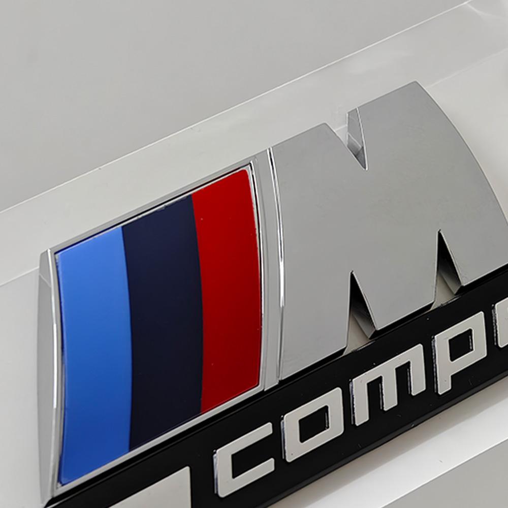 Silbergrau Schwarz M1 M2 M3 M4 M5 M6 M7 M8 COMPETITION Emblem für BMW Thunder Edition Auto Kofferraumplakette Logo Aufkleber