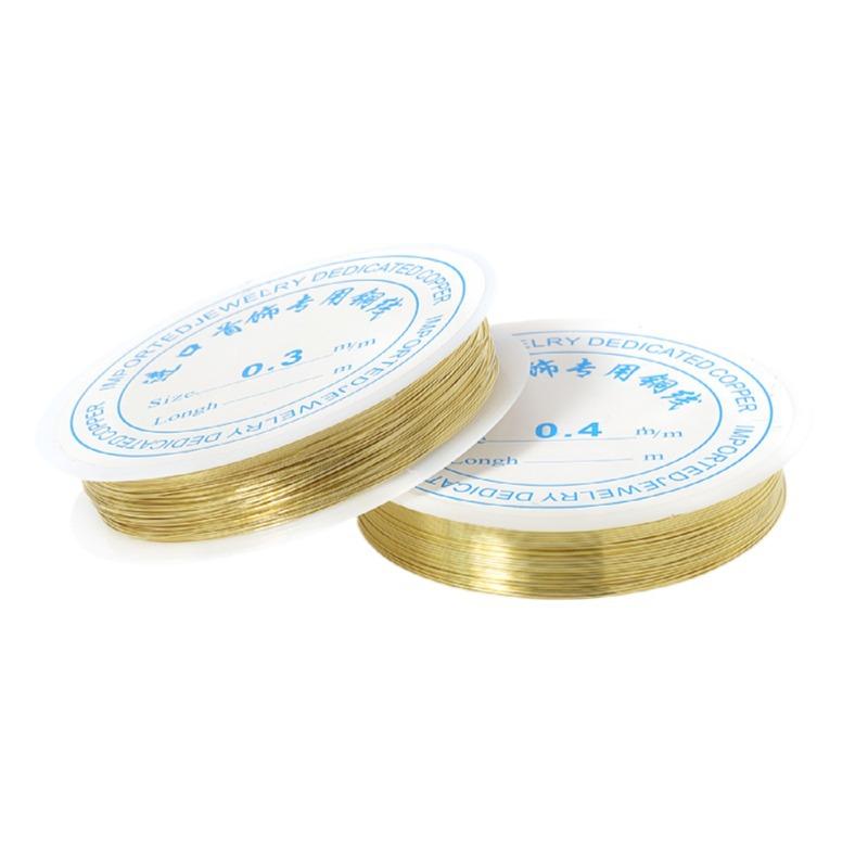 0.3Mm Jewelry Accessories Copper Wire Diy Metal 10 Meters Hand-Folded Copper Wire Wire