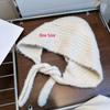 Thickened Ear Protection Hat Windproof Knitted Beanies Bonnet Cute Plush Earmuffs Cap  Women