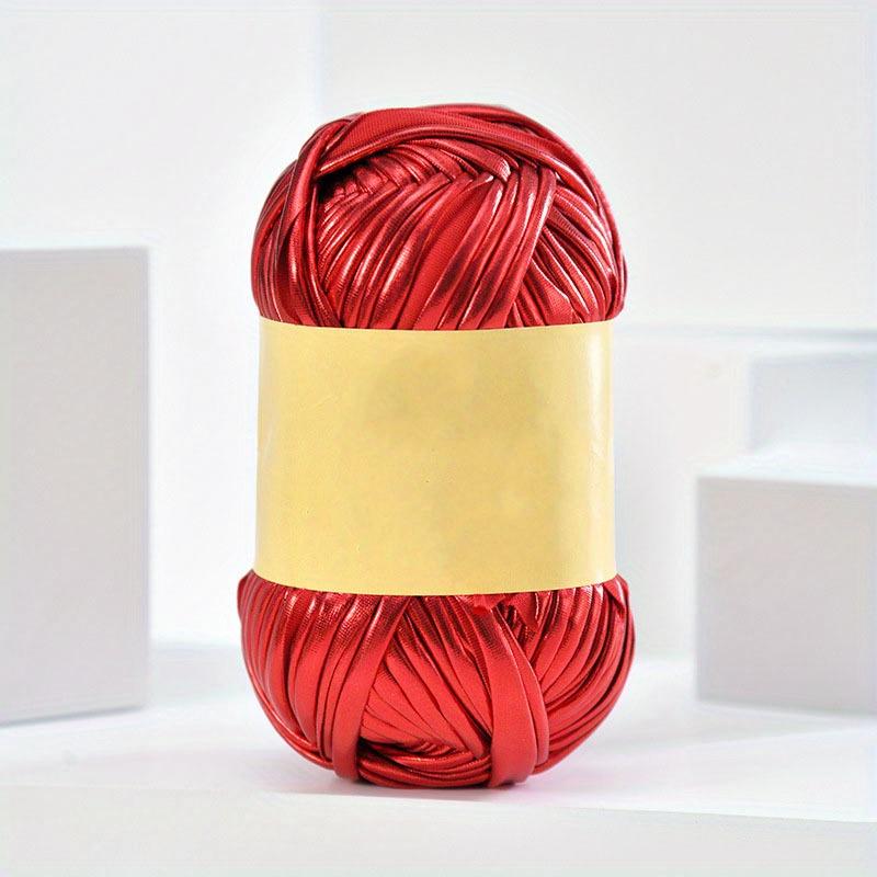 Imitation Leather Cloth Yarn Multi-Color Segment Dyed Jewelry Accessory Yarn Total 600g