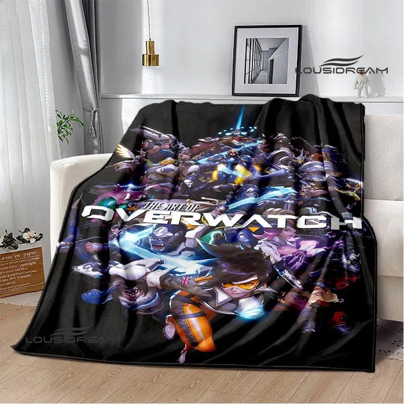 3D Game Overwatch printed blankets warm Flange blankets Soft and comfortable blanket Home travel blanket birthday gift