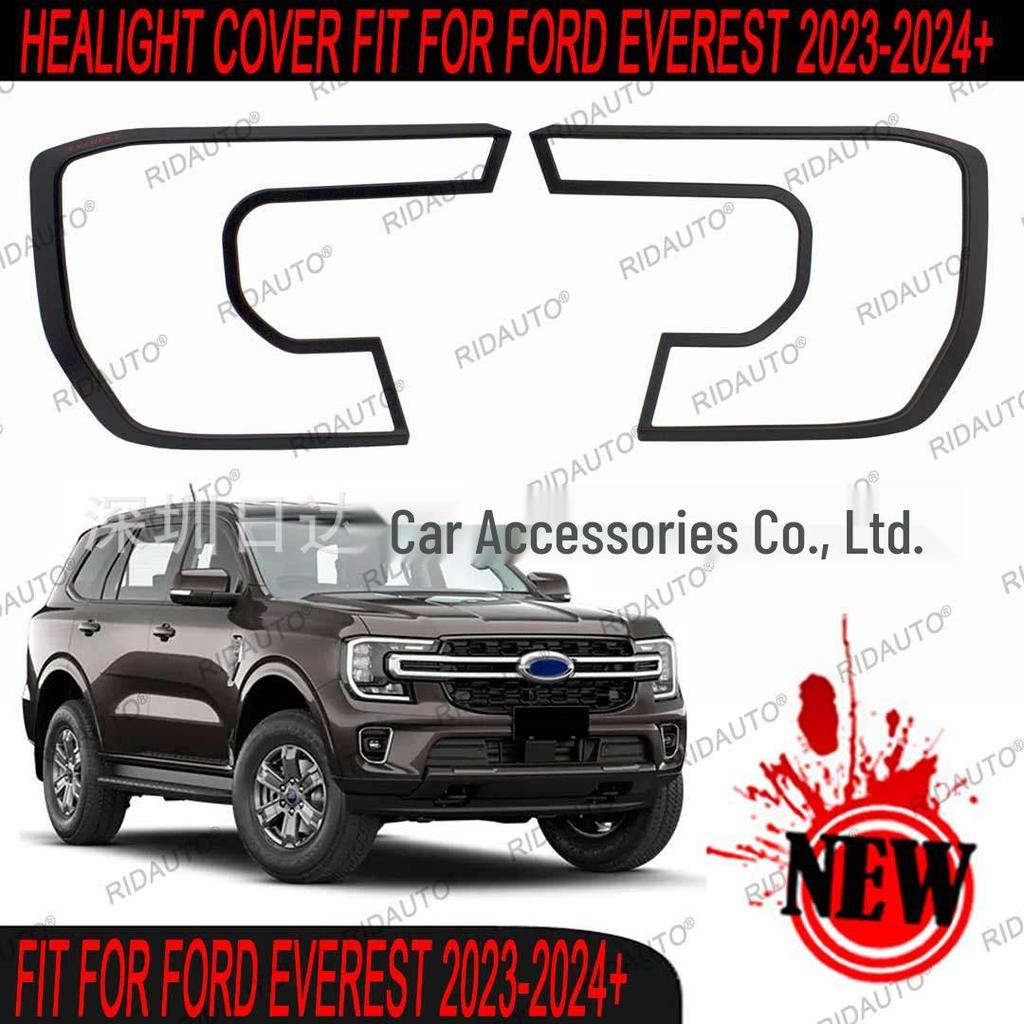 2023-2024 Ford Everest Black Warrior Headlight Cover Protection