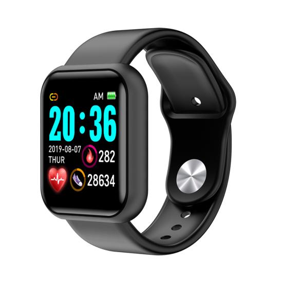 Y68 Waterproof Heart Rate Blood Pressure Monitor Smart Bracelet for iOS Android