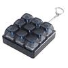 9Key XDA Profile Translucent Keycap Tester Keychain per tester di interruttori di tastiera per giocatori e programmatori