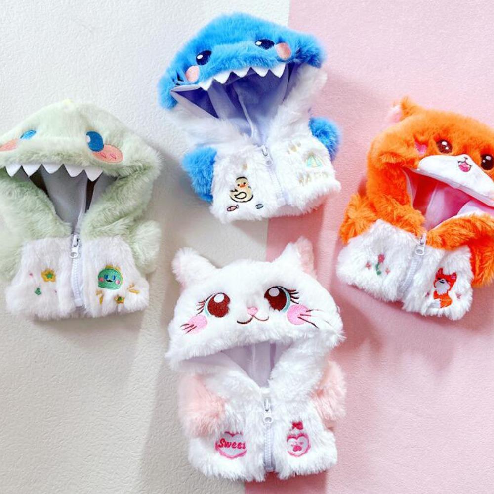 Fluffy Cotton Doll Clothes Animal Doll Toy Clothes Plush Dolls Clothes  Doll Accessories