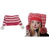 Knitted Clown Hats Headdress Photo Props DIY Handmade Headwear Accessories