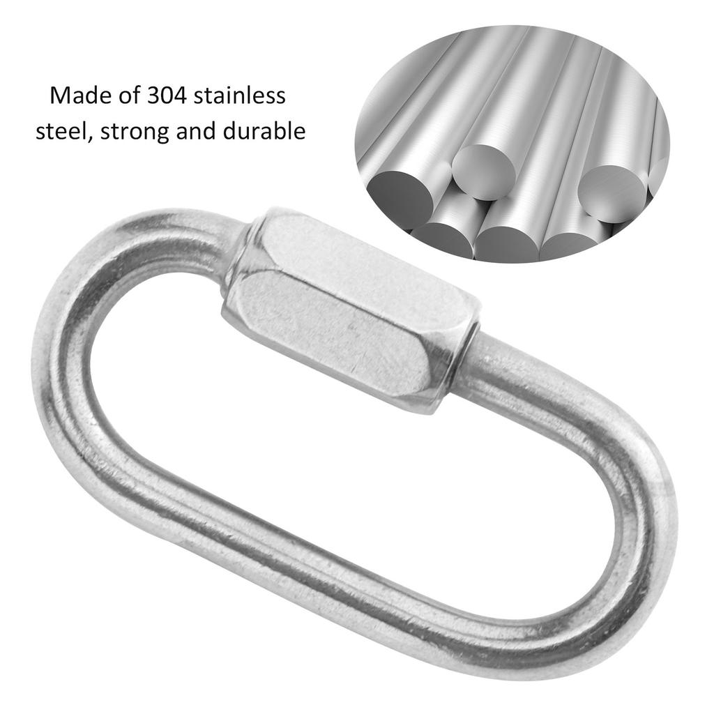 304 Stainless Clamps 24 Pcs M3 Stainless Steel Simplex – Single Bolt Cable Clips For 3mm Rope, Industrial & Marine Use Wire Rope Clamps - View #2