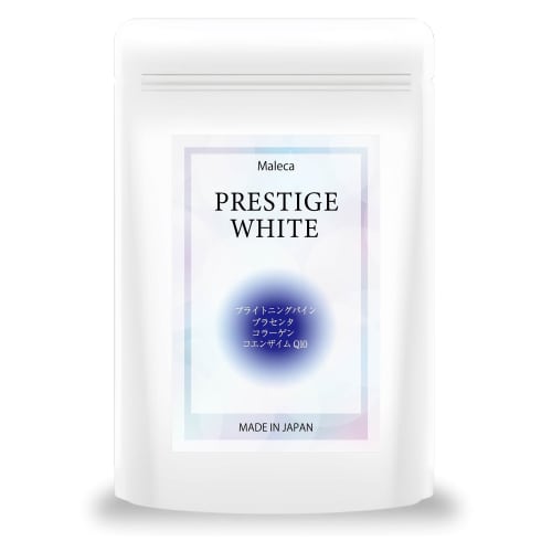 

Prestige White [Легкая защита от солнца] Глутатион, Витамин С, Коллаген, Плацента, L-цистин, Пищевая добавка для защиты от УФ-лучей, Запас на 30 дней, Сделано в Японии в