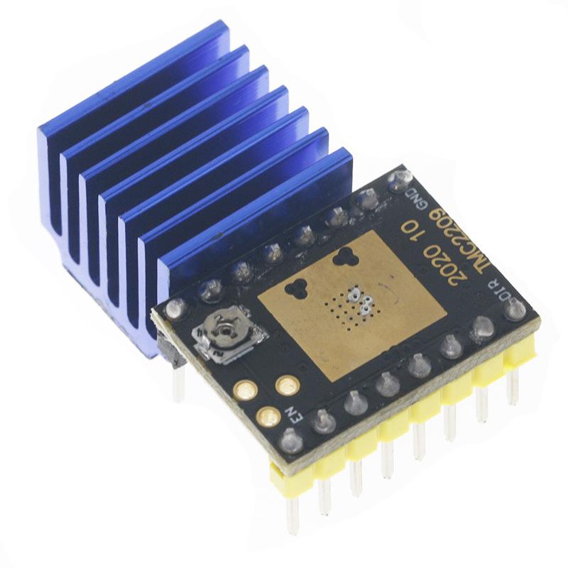 TMC2209 Con Dissipatore di Calore Driver Motore Passo-Passo StepStick Parti Stampante 3D 2,5A 256 Sottodivisioni Stampa Silenziosa