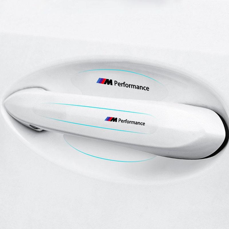 8 st Genomskinliga Skyddsklistmärken för Dörrhandtagsskål för BMW M E34 E36 E60 E90 E46 E39 E70 F10 F20 F30 X5 X6 X1 M3 M5 M6 E71 F01 F02