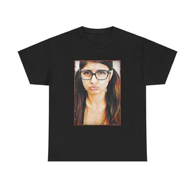 Mia Khalifa T-shirt Rolig Grafisk Unisex