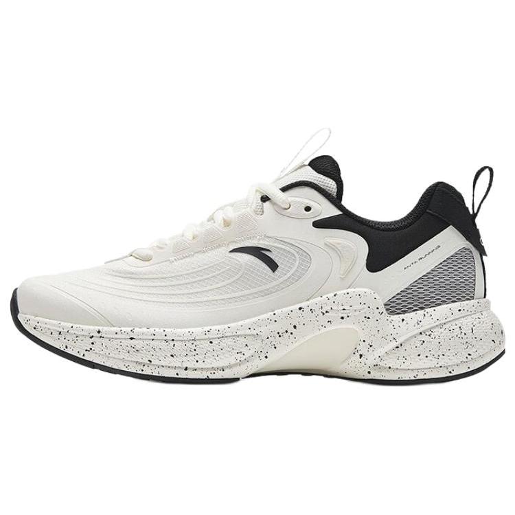 

new Anta C37+ Anti Slip Wear Resistant Low Top Running Shoes Women s Black White 35.5