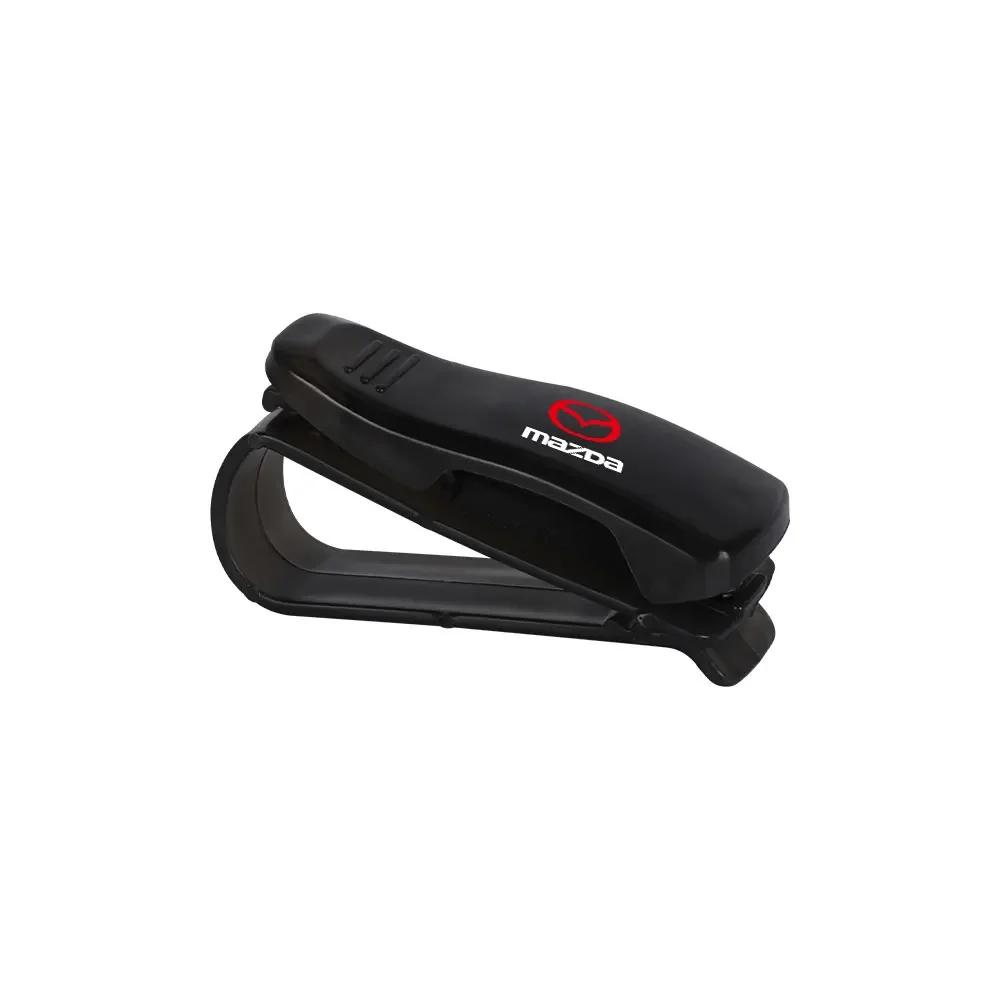 

2025 Hot 1Pc ABS Car Glasses Clip Sun Visor Storage Clip Card Clip Universal Car Sunglasses Frame For Mazda 2 3 6 Axela MS Demio
