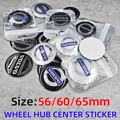 4pcs 56mm 60mm 65mm Car Wheel Center Sticker Hub Cap Decal Emblem For XC60 XC90 XC40 V50 V60 V40 EX30 S60 C30 V70 S90 AWD