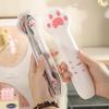 Girly Cat Paw Stainless Steel Cutlery Set - Chopsticks, Fork & Spoon