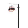 LOGOS Shadow Black Lantern Pole 71905001, Black, Approx. 93cm Wide X 81cm Deep X 200-90cm High