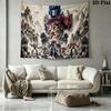 TRANSFORMERS Wall Tapestry Aesthetic Wall Hanging Printed Fabric Blanket Decorative Tapestries for Bedroom Living Room Home Decor