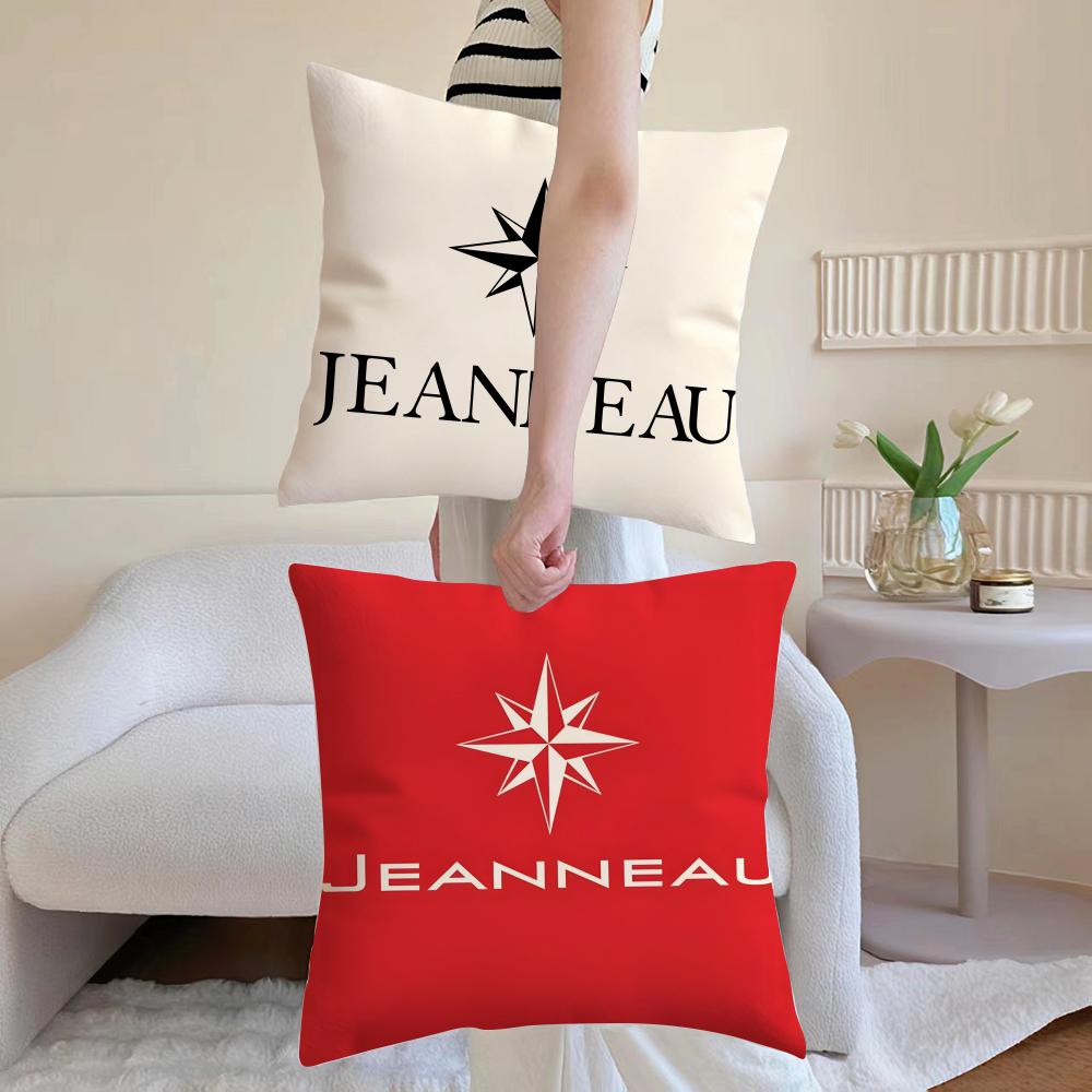 Brand J-Jeanneau Cushion Cover Breathable Linen Pillowcase Summer Odorless Eco-Friendly Invisible Zipper Washable
