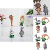 Figuras de Acción de la Película Madagascar 4 Piezas Colección de Muñecos Juguete Para Niños Lindo Y Mini Juguete