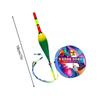 Set di Canna da Pesca Automatica Bobber per Lanci Facili Galleggiante Che Cambia Colore Accessori da Pesca