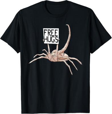 Free Hugs Alien Vintage Design For Men Women Unisex T-Shirt