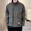 Men's Windproof and Rainproof Jacket Spring Work Jacket Casual Youth Men's Stand Collar Hoodless Clothes