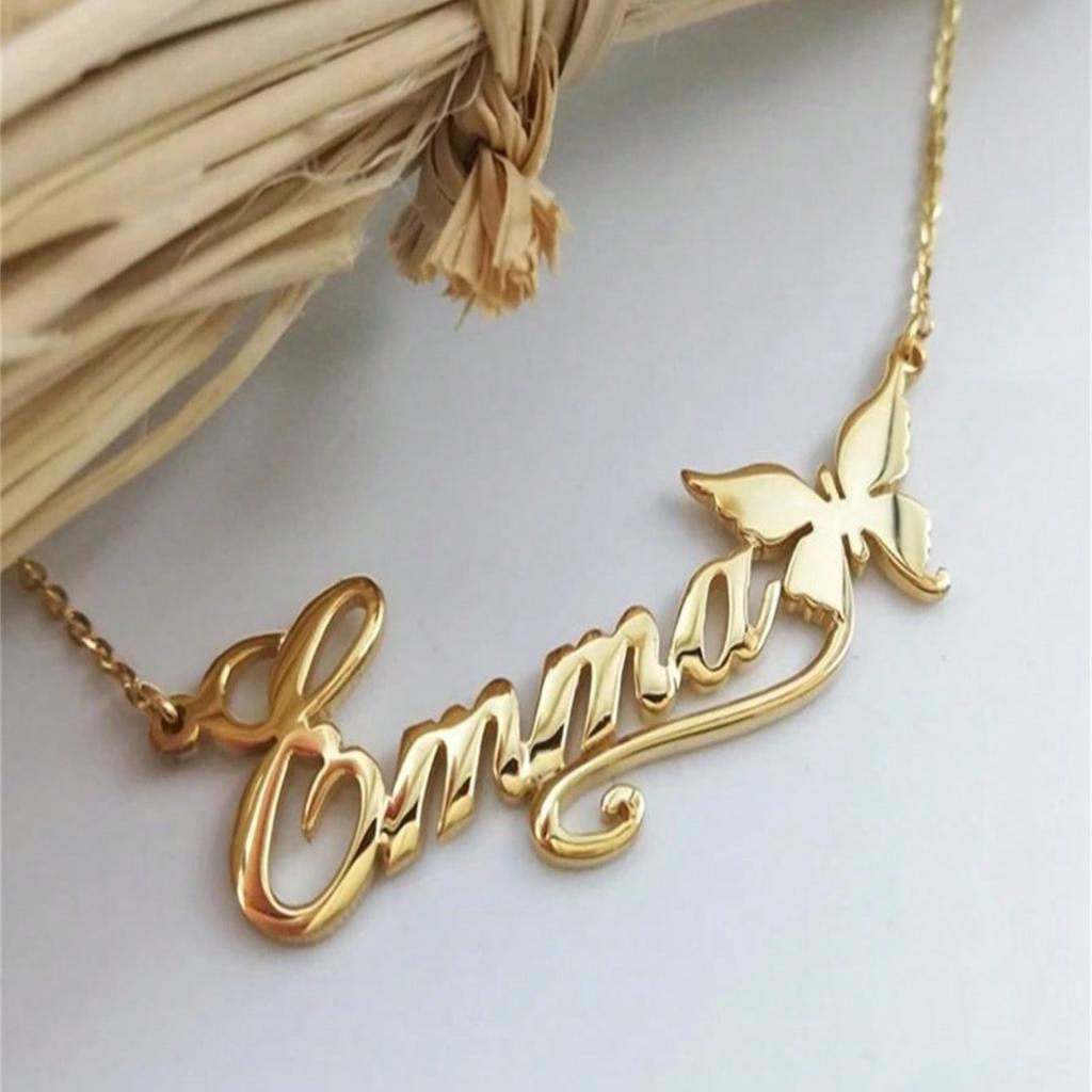 Custom Logo Picture Pendant Necklace For Women Girl Stainless Steel Birthday Gift Children's Drawing Photo Personalized Jewelry