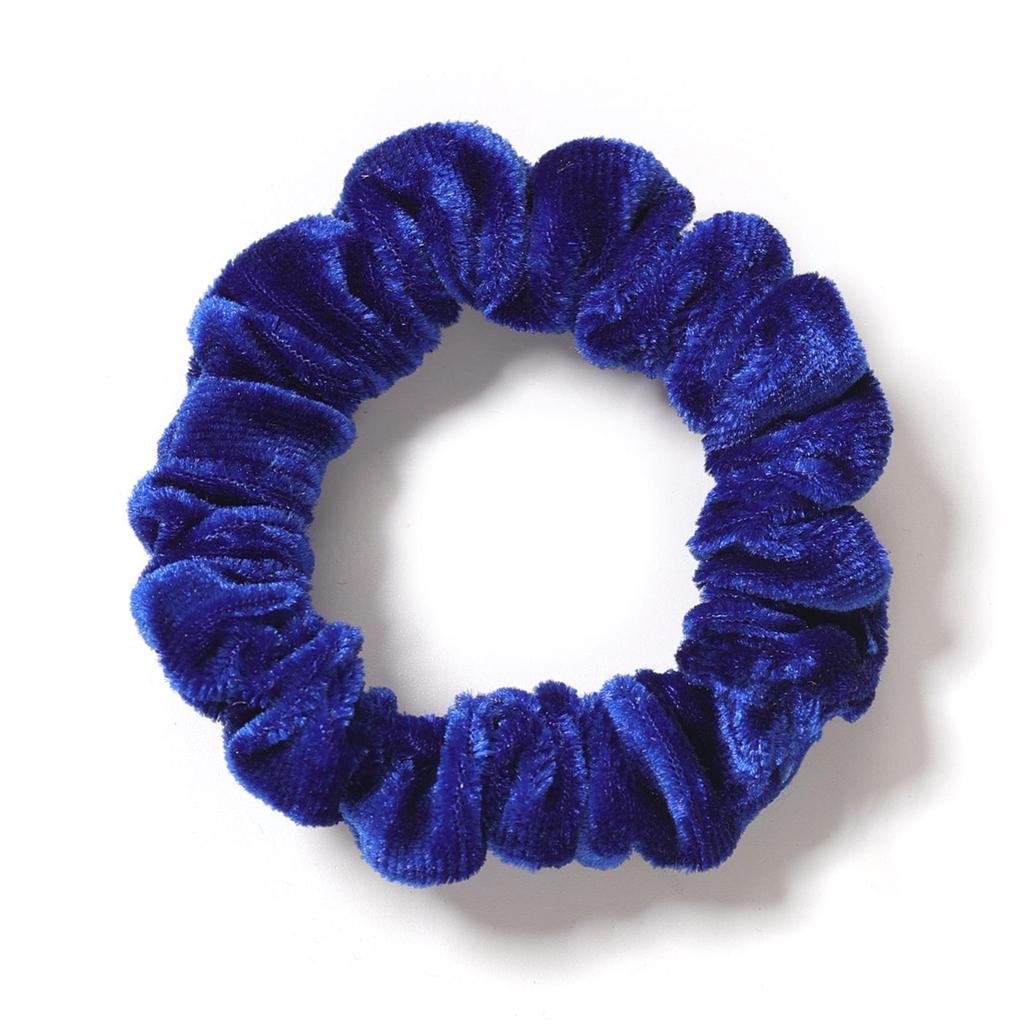 Bell Fashion Velvet Hair Ties: Classic High-Elasticity, Soft Touch In Solid Colors