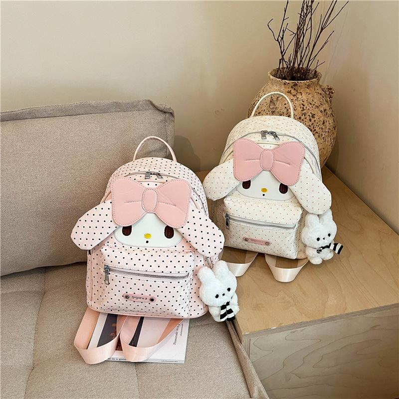 Schoolbag Cute Melody Cartoon Backpack Women's 1011 Spring and Summer New Student Light Going Out Commuting Versatile School Bag