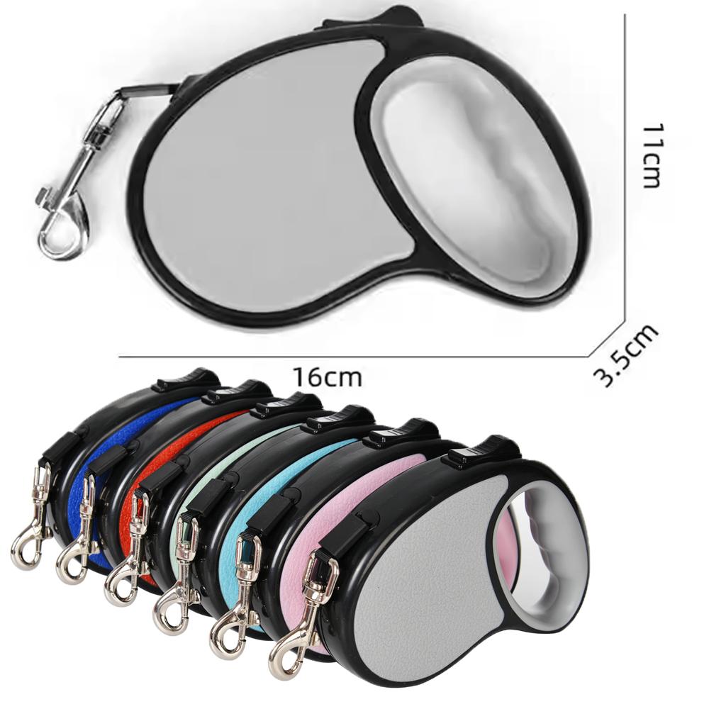 3M/5M Retractable Dog Leash Outside Traveling Puppy Collar Automatic Walking Hiking Harness Strong Nylon Small Dog Rope For Pets