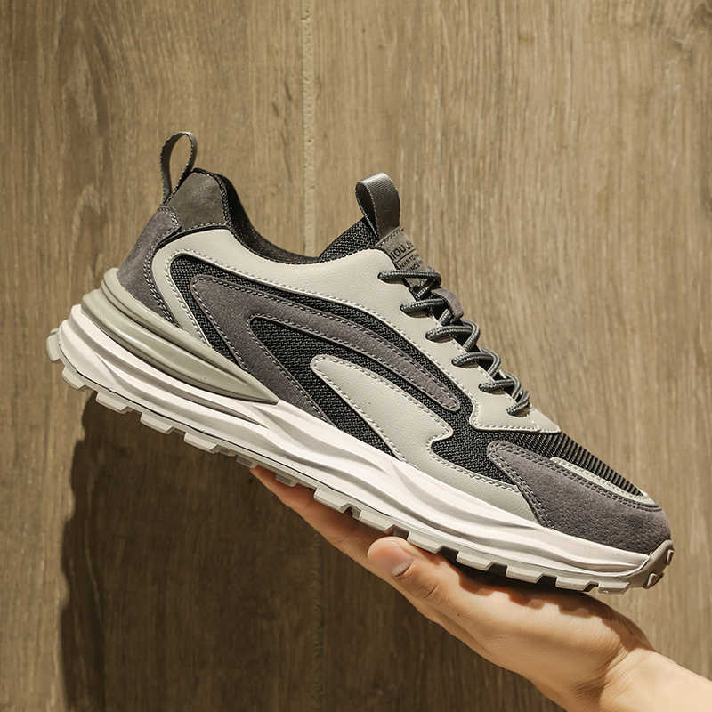 Fashion High Sole Increases Height Green Sneakers For Men Flats Boots 48 Tennis Shoes Sport Shors Cool Racing Models Obuv Sheos