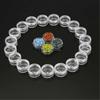 10-100pcs 3g Empty Plastic Cosmetic Makeup Jar Pots Transparent Sample Bottles Eyeshadow Face Cream Lip Balm Container