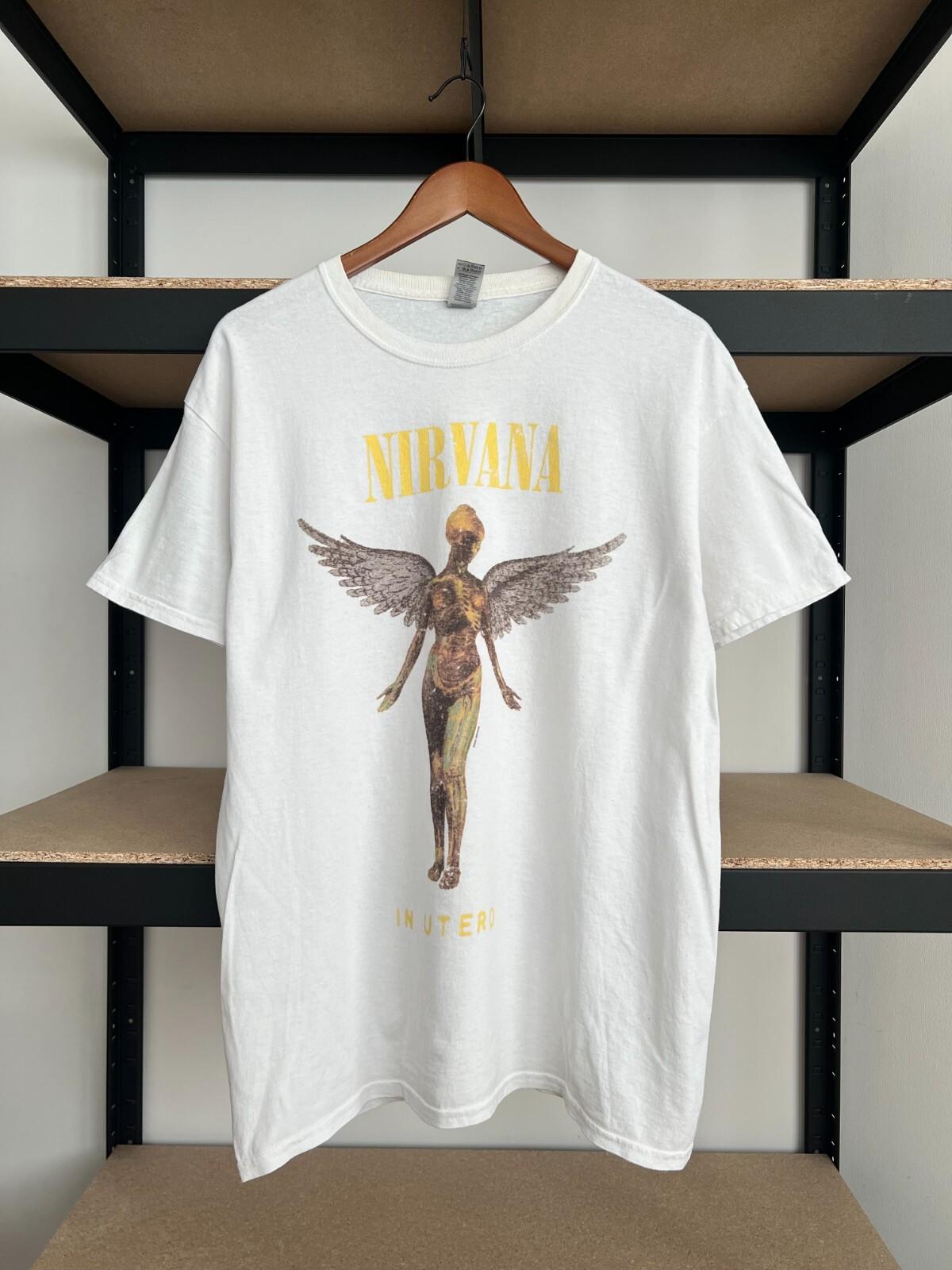 Vintage 2022 Nirvana In Utero White T-shirt XXL