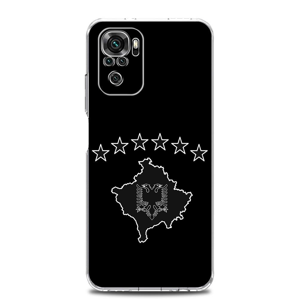 Custodia per Telefono Per Xiaomi Redmi Note 15 14 13 12 4G 10 11 Pro Plus 5G 14C 13C 12C 10C Morbida Copertura in TPU Bandiera dell'Albania Albanesi