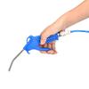 Blue Air Duster Gun Pneumatic Wind Blowing Kit Set with EU Connector PU Hose