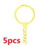 51015 Pcslot Key Chain Key Ring For Jewelry Making Keychain Accessories Long Round Keyrings Diy Wholesale Material Four Color