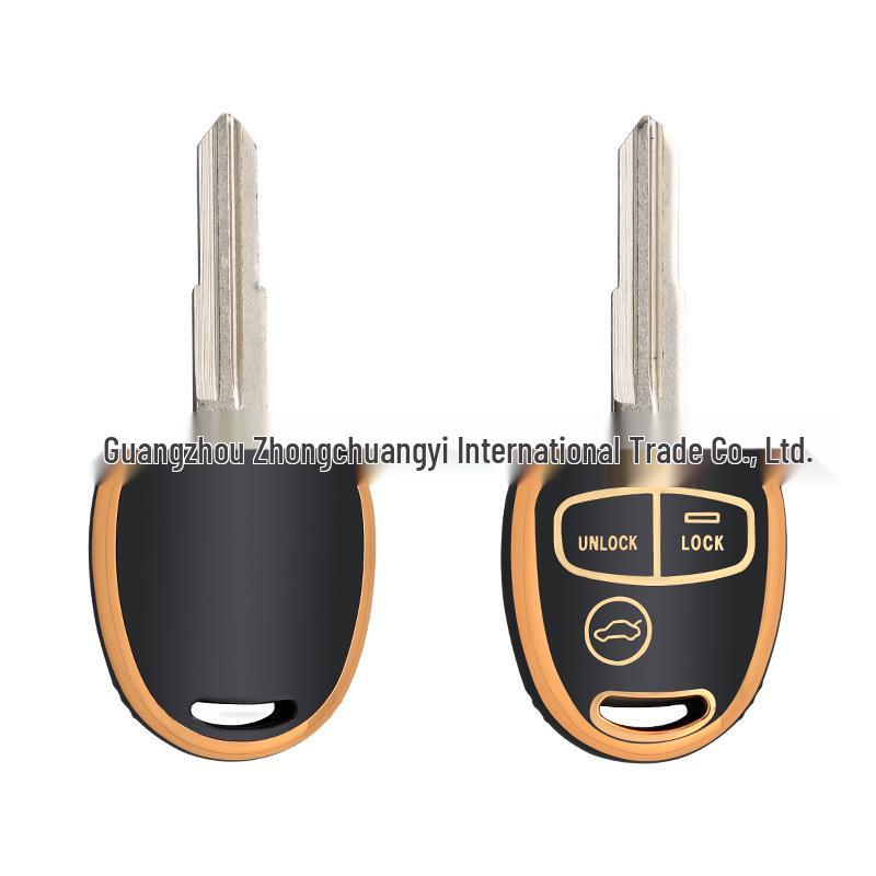 

Чехол-накладка из ТПУ для Mitsubishi ASX RVR Outlander EX Lancer Pajero Eclipse Cross White 2-button [Single Shell]