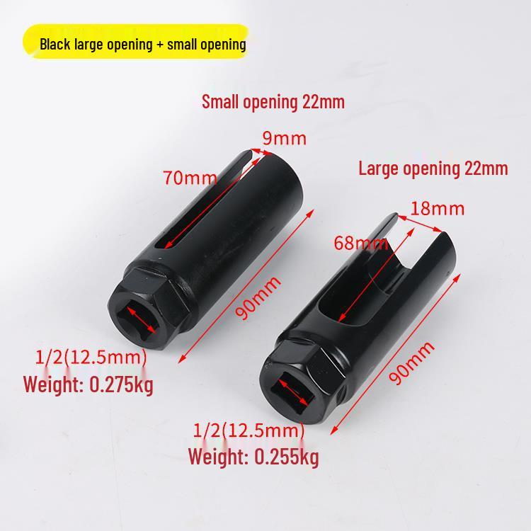 22mm Lambdasonden-Entfernungswerkzeug für Auto - Steckschlüssel für vordere und hintere Sensoren