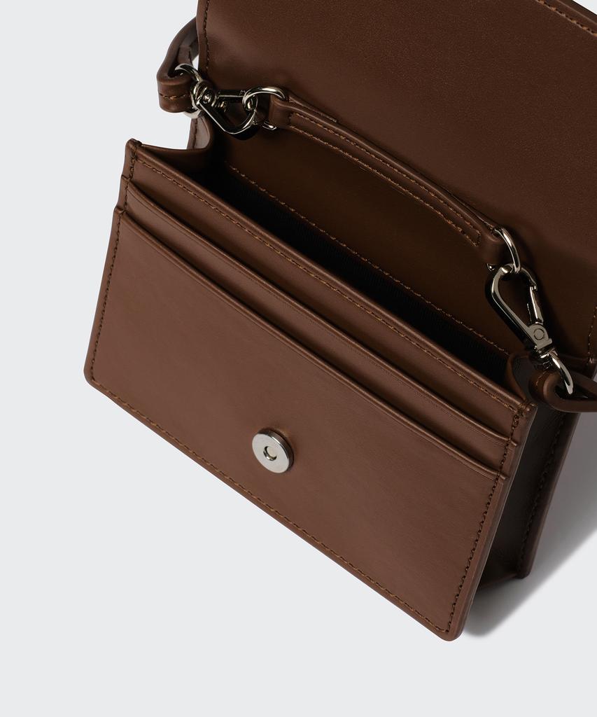Musinsa Standard Woman Hinge Micro Crossbody Bag [Brown]