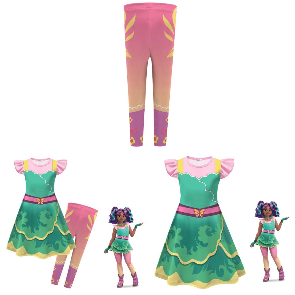 Unicorn Academy Ava Banji Costume With Polyester Fabric And Abstract Pattern For Casual Party Use
