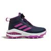Adidas Fortarun Boa Atr K Mesh Casual Shock Absorbing Durable Mid-Top Running Shoes Kids Running Shoes Dark-Blue Purple GZ2198