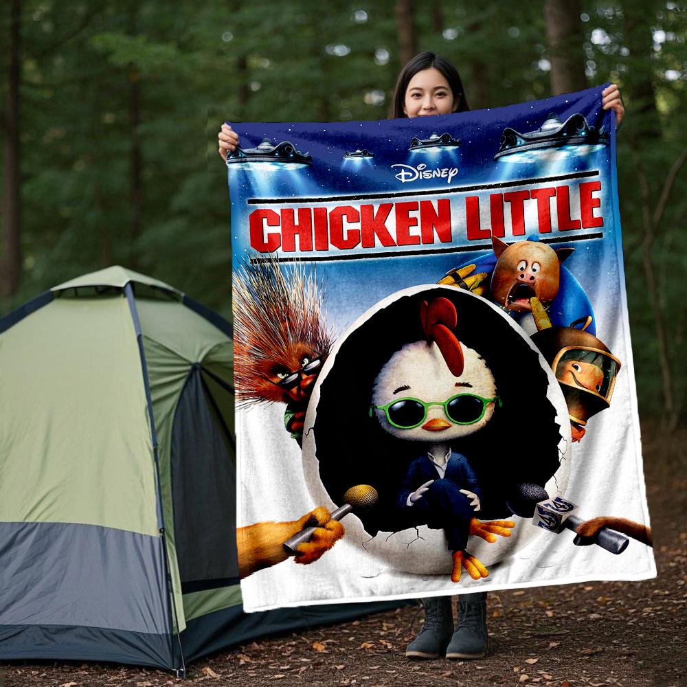 1 шт., Плед-одеяло на тему «Цыпленок Цыпа» от Disney для друга, Гостиной, Уличных одеял, Путешествий, Кемпинга 80x120cm