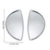 1 par kromade strålkastartvättardysor lock Passar för Mini Cooper R55 R56 R57 R58 R59 2008-2014 61672752559,61672752560